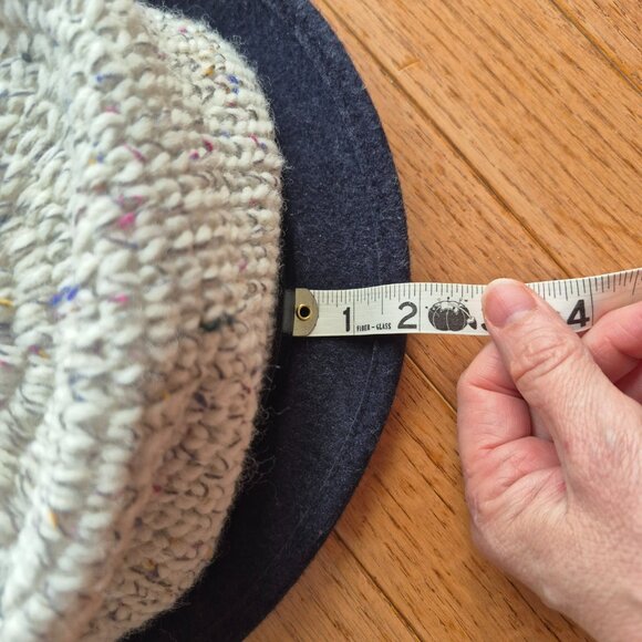 Bettini Two-tone Fedora/Trilby Women's Hat Made In Italy - Picture 10 of 10